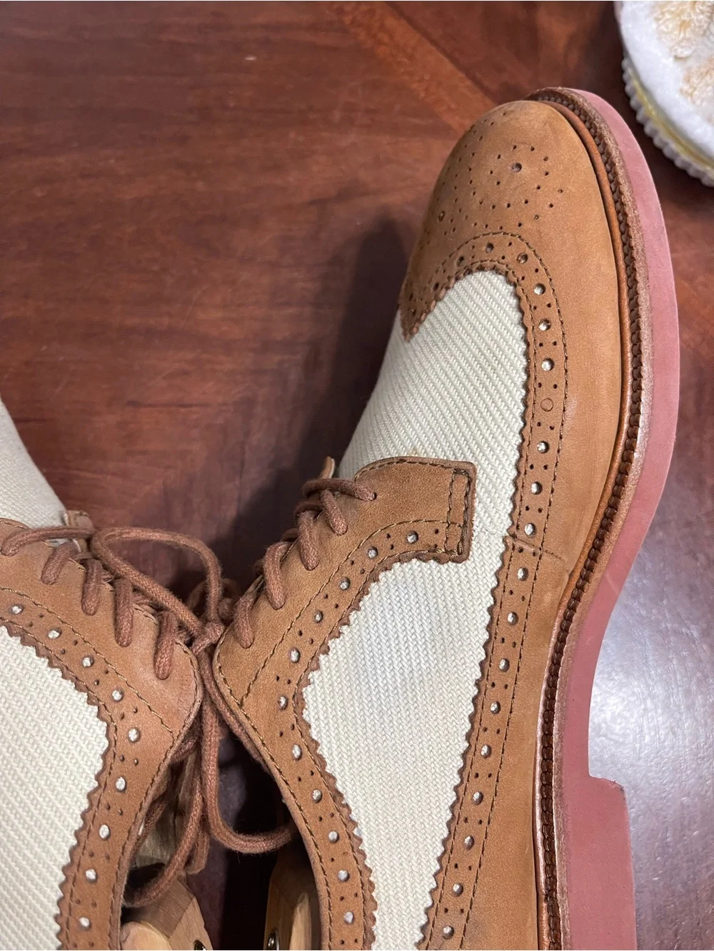 POLO BY RALPH LAUREN TORRINGTON WING TIP OXFORDS